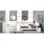 Laura Bedroom Furniture Sets In High Gloss White