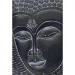 Enlightened Buddha Wall Art In Black