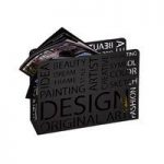 Design Magazine Rack in Black