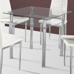 Callisto Clear Glass Dining Table Only