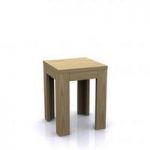 Los Angeles End Side Table In Natural Oak