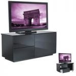 Parin Black Gloss 2 Drawer TV Stand