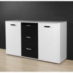 Dual High Gloss Sideboard With 3 Drawers And 2 Doors