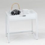 Annika Serving Tray Table in White