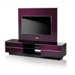 Damian LCD TV Stand With Background Plate
