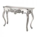 Rococco Console Table In Silver