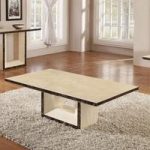 Chic Marble Coffee Table In Cream