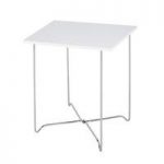 Monika Square Serving Table in White Gloss