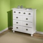 Michaela Chest of Drawers In White With 6 Drawers