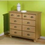 JULIUS Chest of 6 And 4 Drawers in Sahara Wood