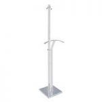 Mark Coat And Hat Stand In Chrome And White