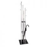 Leandro Coat And Umbrella Stand in Chrome Plated Steel