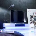 Step High Gloss Plasma Tv Cabinet With Multi Led Lights