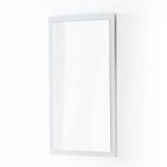 Sydney Wall Mirror On A High Gloss White Wall Mount
