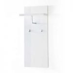 Sydney Wall Mounted Coat Stand In High Gloss White