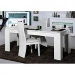 Fiesta High Gloss 4 Seater Dining Table And Chairs