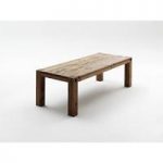 Leeds Solid Wood Dining Table In Bassano Oak 220 cm