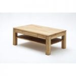 Julien Oak Rectangle Coffee Table With 1 Drawer And Shelf