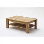 Messina Oak Rectangle Coffee Table With 1 Drawer And Shelf