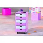 Pierre Chest of Drawers In Pink And White