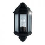 Outdoor And Porch Single traditional Black Finish Wall Light