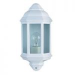 Outdoor And Porch Single traditional White Finish Wall Light