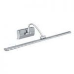 24w LED Picture Wall Light Finished In Satin Silver