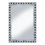Black And Silver Design 120×80 Large Mirror