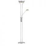 MotherChild Chrome Floor Lamp With Double Rotary Switches