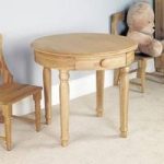 Amila Oak Wooden Childrens Play Table