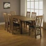 Sardinia Solid Acacia Wooden Dining Set With 6 Chairs