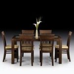 Madrid Wenge Dining Set And 6 Chairs