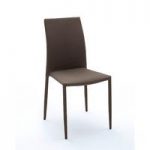 Mila Upholstered Brown Dining Chair