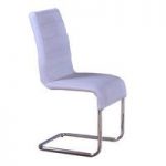 Toulouse White Faux Leather Dining Chair