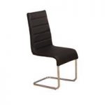 Toulouse Black Faux Leather Dining Chair
