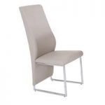 Crystal Padded Back Dining Chair With Cushioned Seat