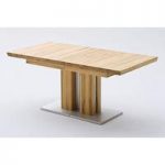 Bari Extendable Solid Oak Dining Table