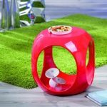 Nono Round Shape Red Side Table
