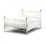 Candiz Metal Double Bed In Ivory Finish