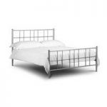 Bramy 90cm Metal Bed In Bright Aluminium Finish