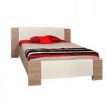 Azura Gloss Finish King Size Bed In Oak With Integrated Lighting
