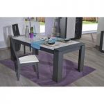 Quatro White Gloss Extendable Dining Table And 6 Dining Chairs