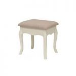 Chanty Dressing Table Stool In Off White