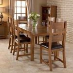 Hailey Solid Oak Extendable Dining Table And 6 Dining Chairs
