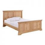 Wellington Solid Oak Finish Double Bed