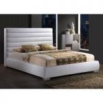 Chessington White Faux Leather King Size Bed