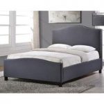Tuxford Grey Fabric Finish Double Bed