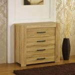 Liana Chest of Drawers In Sonoma Oak With 4 Drawers