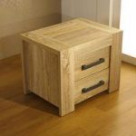 Liana Bedside Cabinet In Sonoma Oak With 2 Drawers