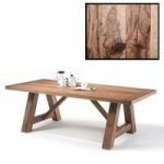 Bristol 180cm Dining Table In Solid Wild Oak With 4 Legs